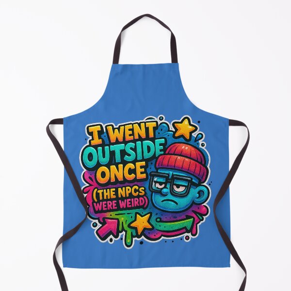 Item preview, Outside? Strange NPCs! – Gaming with humor designed and sold by Girih.