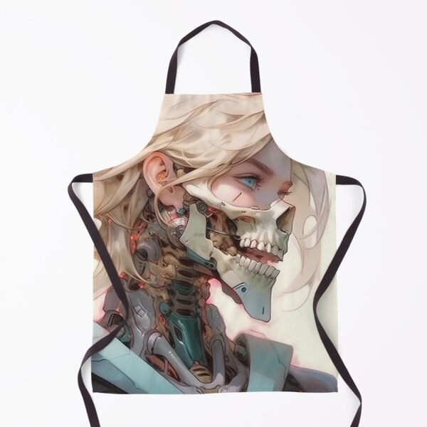 Item preview, Mechanical Cyborg Anime Girl designed and sold by bubblegoth.