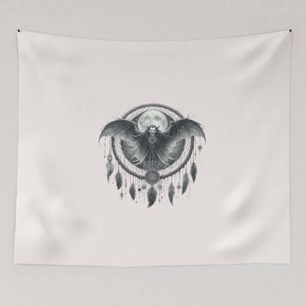 Item preview, Scary Dream Catcher – Horror Aesthetic Spooky Nightmare Design designed and sold by harmzk90.