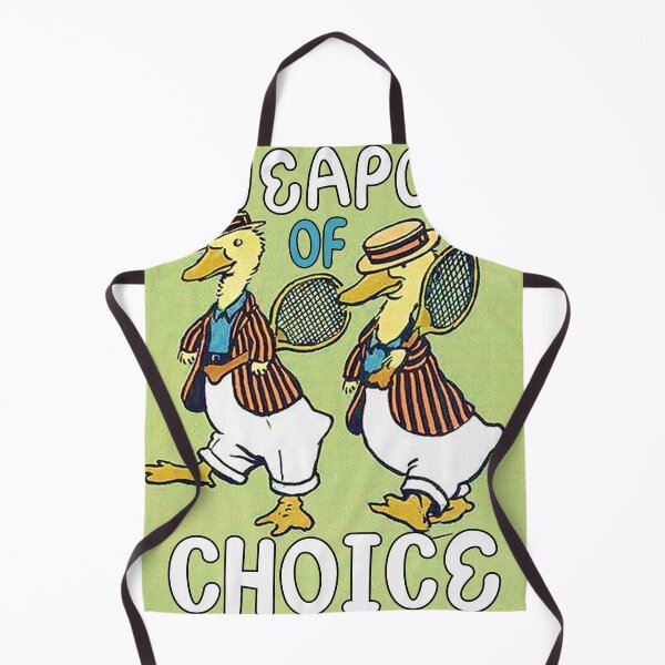 Item preview, Weapon of Choice Ducks with Tennis Rackets designed and sold by Lori Winslow Designs.