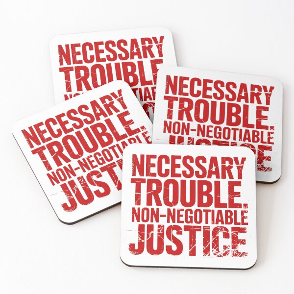 Item preview, Get in Good Necessary Trouble Non-Negotiable Justice designed and sold by Amanda's Factory.