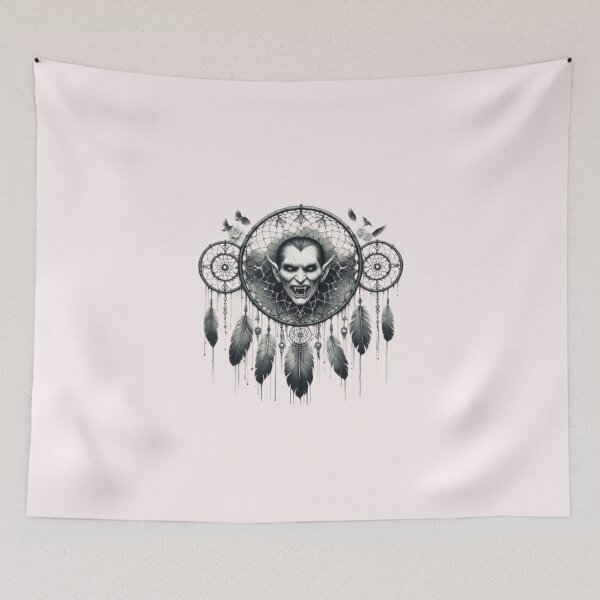 Item preview, Scary Dream Catcher – Horror Aesthetic Spooky Nightmare Design designed and sold by harmzk90.