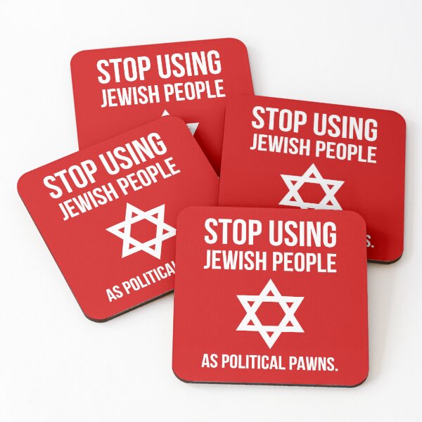 Item preview, Stop using Jewish people as political pawns  designed and sold by Rachel the Artist .