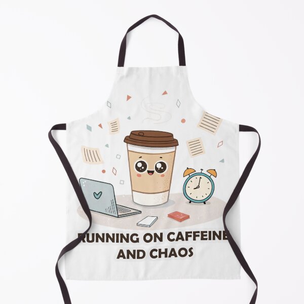 Item preview, Running on caffeine and chaos designed and sold by Ira Hosluliak.