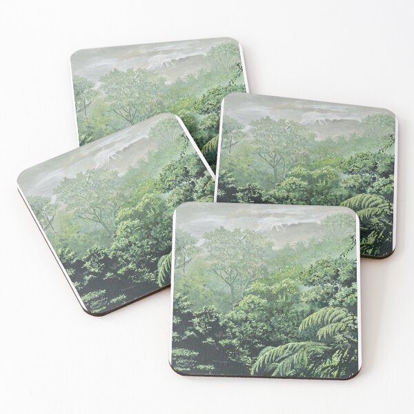 Item preview, Acrylic painting of a rainforest designed and sold by franzi-04.