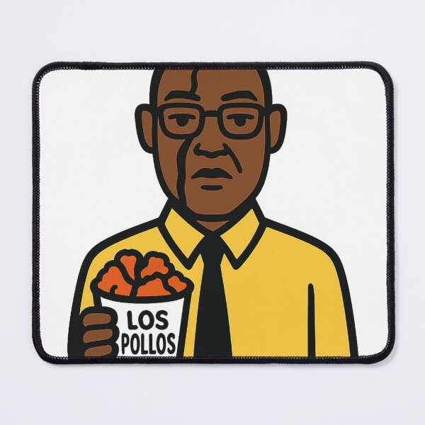 Item preview, Gus Fring – Los Pollos Minimalist Cartoon Style designed and sold by flwy-design.