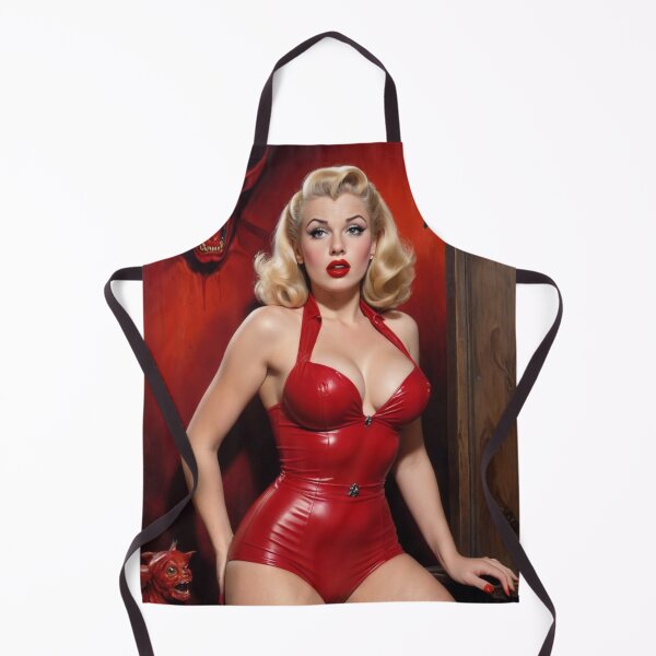 Item preview, Curvy Blonde Pin Up Devil designed and sold by MissSaylor.