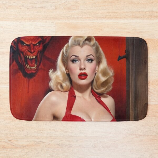 Item preview, Curvy Blonde Pin Up Devil designed and sold by MissSaylor.