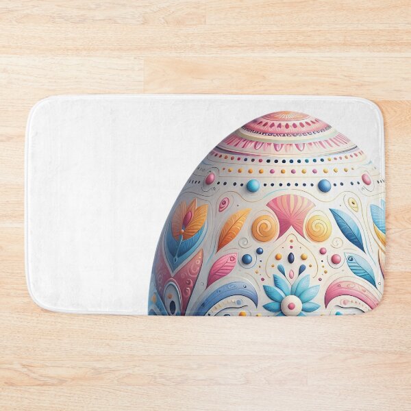 Item preview, colorful easter eggs with floral patterns designed and sold by helenostore.