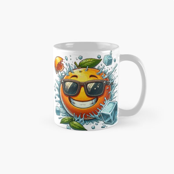 Item preview, Orange crush - A juicy, cheerful orange wearing sunglasses designed and sold by SplashPixel.
