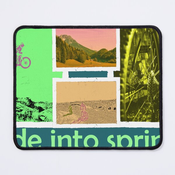 Item preview, Mountain biking in spring designed and sold by footballstorico.