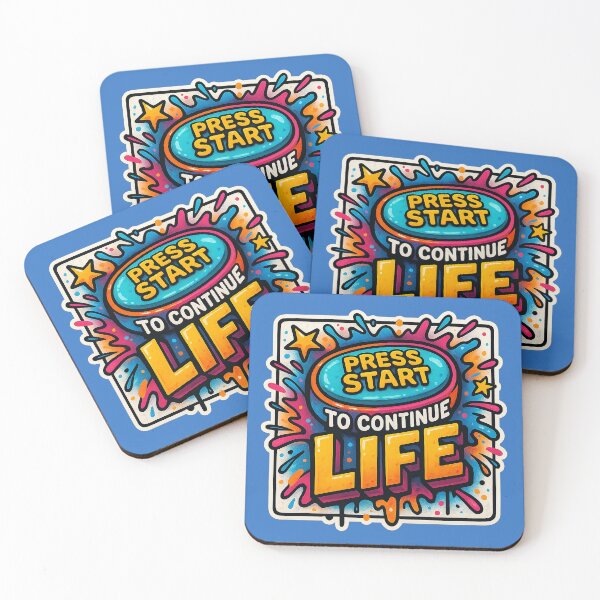 Item preview, Press Start – Gaming meets life motivation designed and sold by Girih.