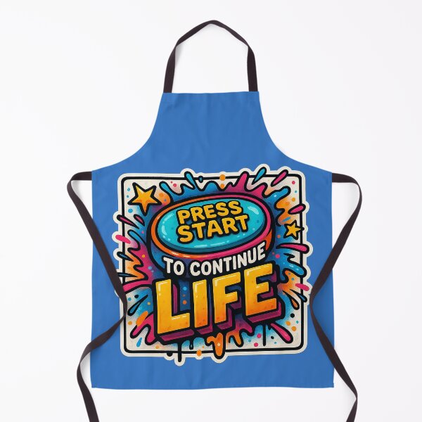 Item preview, Press Start – Gaming meets life motivation designed and sold by Girih.