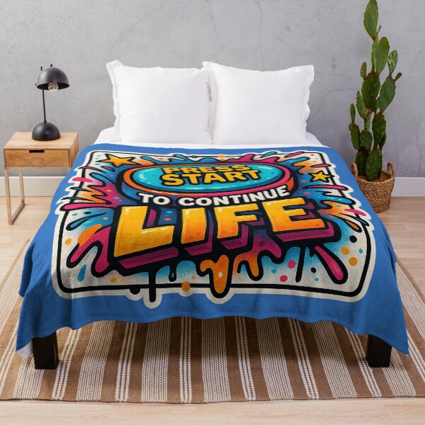 Item preview, Press Start – Gaming meets life motivation designed and sold by Girih.