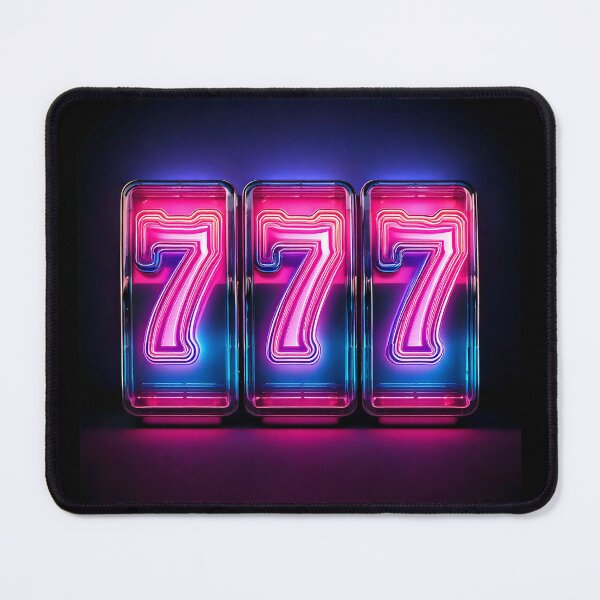 Item preview, Neon Glowing Slot Machine 777 Lights designed and sold by nvrprooo.