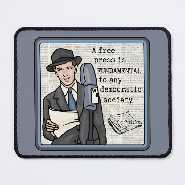 Item preview, A Free Press Is Fundamental designed and sold by Unhinged Heather.