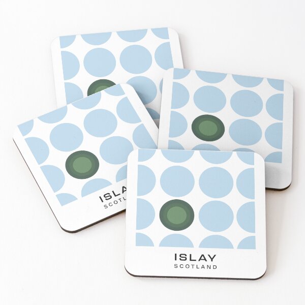 Item preview, Islay Scotland Abstract Bauhaus Style Design designed and sold by cartoosh.