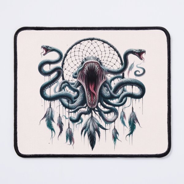 Item preview, Scary snake Dream Catcher – Horror Aesthetic Spooky Nightmare Design designed and sold by harmzk90.