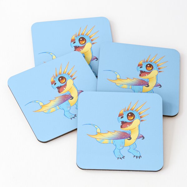 Item preview, Stormfly HTTYD Chibi Blue Dragon Sticker  designed and sold by MysticLaceArt.