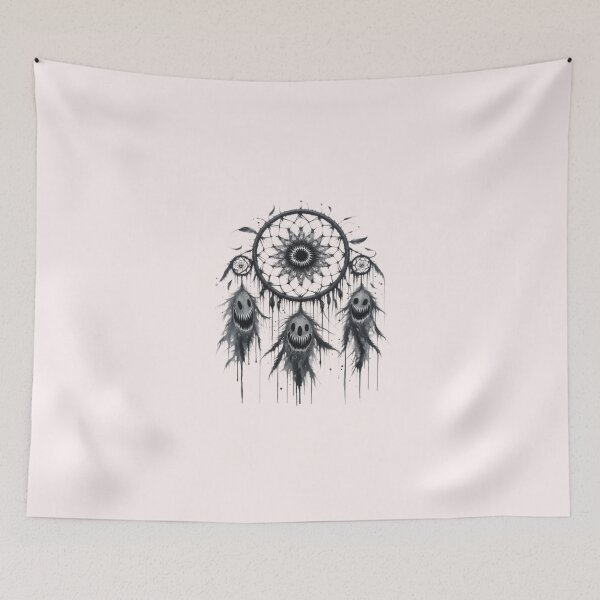 Item preview, Scary Dream Catcher – Horror Aesthetic Spooky Nightmare Design designed and sold by harmzk90.