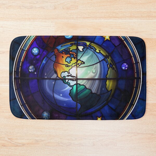 Item preview, Sacred Earth Stained Glass Galaxy designed and sold by AuroraXGreen.