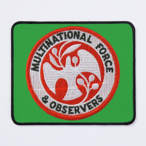 Item preview, M.F.O. Patch Multinational force and Observer Sinai designed and sold by Snarkers Promotions .