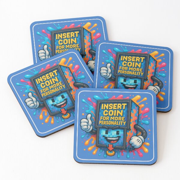 Item preview, More personality – retro-style arcade humor designed and sold by Girih.
