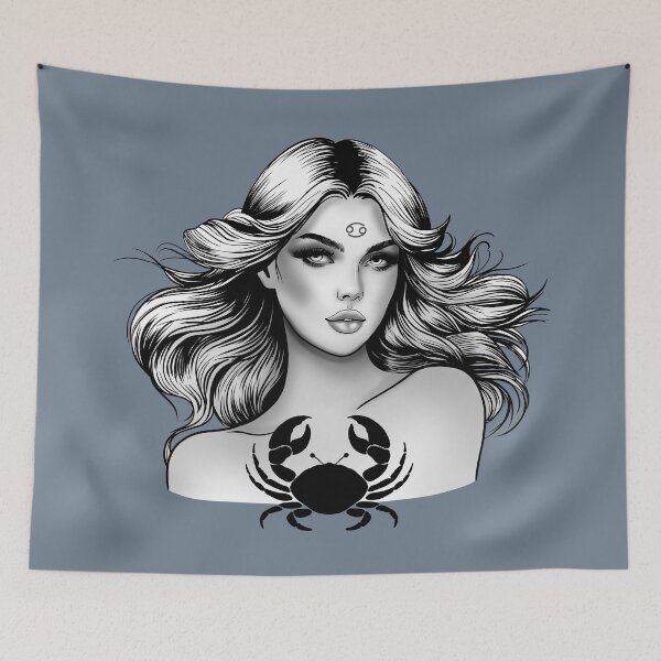 Item preview, Carina the Cancer V2 - Slate Gray designed and sold by MaryAura.