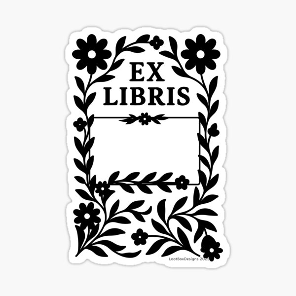 Item preview, Bookplate: Ex libris (Latin for "from the books of") designed and sold by Loot Box Designs by LoveToShare.