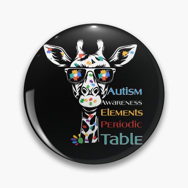 Item preview, Autism Awareness Elements Periodic Table designed and sold by KolbaVison.