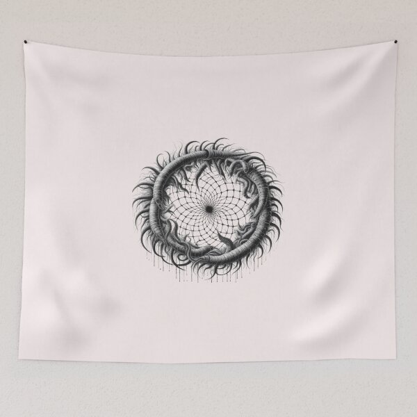 Item preview, Scary Dream Catcher – Horror Aesthetic Spooky Nightmare Design designed and sold by harmzk90.
