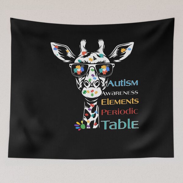 Item preview, Autism Awareness Elements Periodic Table designed and sold by KolbaVison.