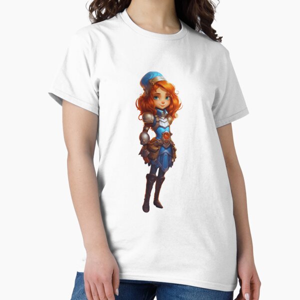Aperçu de l'œuvre Princesse guerrière rousse fantaisiste créée et vendue par wixzz.