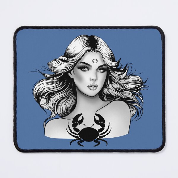 Item preview, Carina the Cancer V2 - Dusty Blue designed and sold by MaryAura.