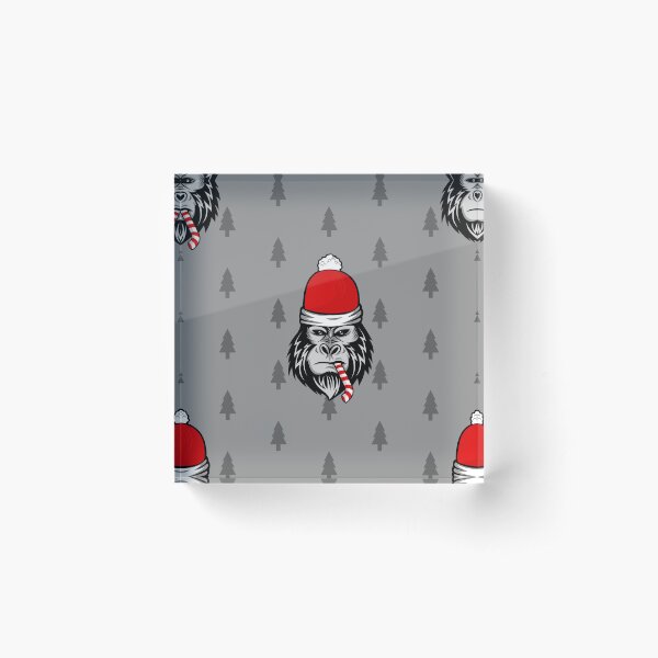 Item preview, christmas santa claus gorilla monkey designed and sold by Gossip Rag.