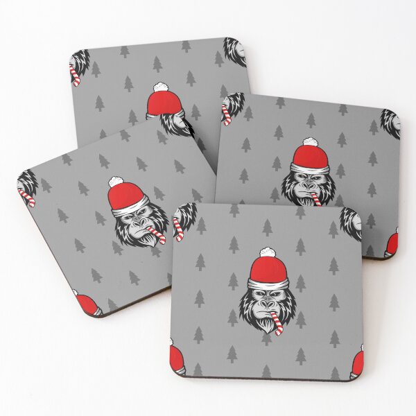 Item preview, christmas santa claus gorilla monkey designed and sold by Gossip Rag.