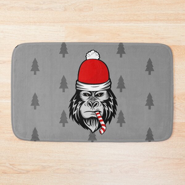 Item preview, christmas santa claus gorilla monkey designed and sold by Gossip Rag.