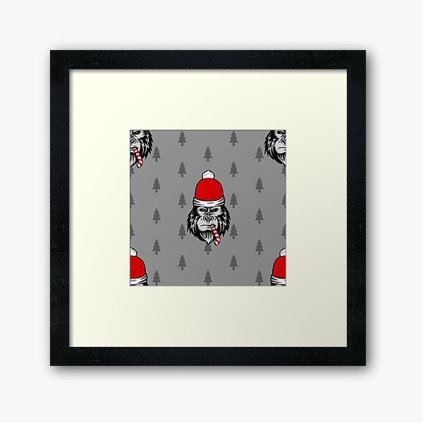 Item preview, christmas santa claus gorilla monkey designed and sold by Gossip Rag.