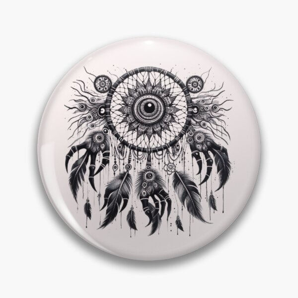 Item preview, Scary Dream Catcher – Horror Aesthetic Spooky Nightmare Design designed and sold by harmzk90.