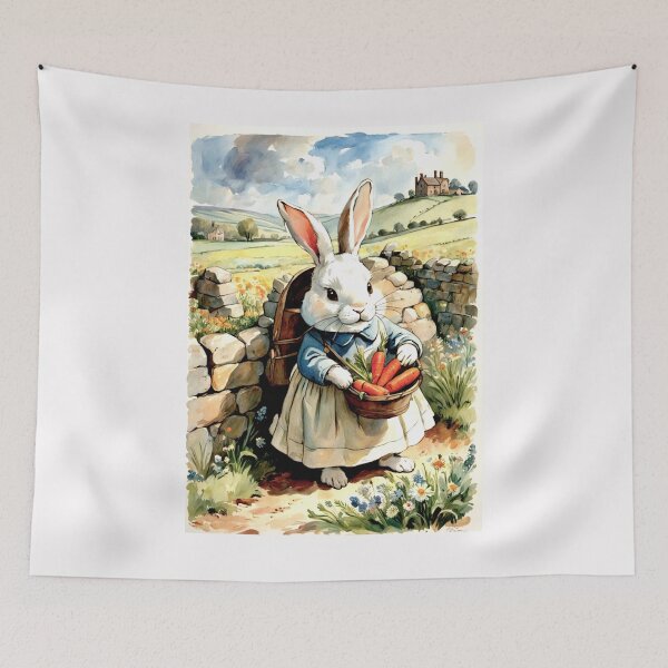 Item preview, Easter bunny country side version#1 designed and sold by Helios Be. Lavsh.