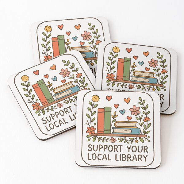 Item preview, Support Your Local Library Sketchy designed and sold by TomFrontierArt.