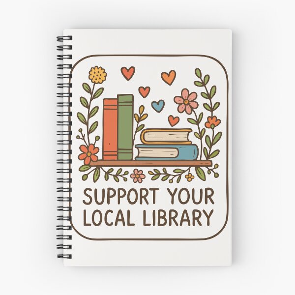 Item preview, Support Your Local Library Sketchy designed and sold by TomFrontierArt.