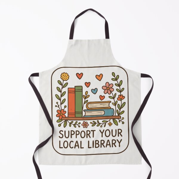 Item preview, Support Your Local Library Sketchy designed and sold by TomFrontierArt.