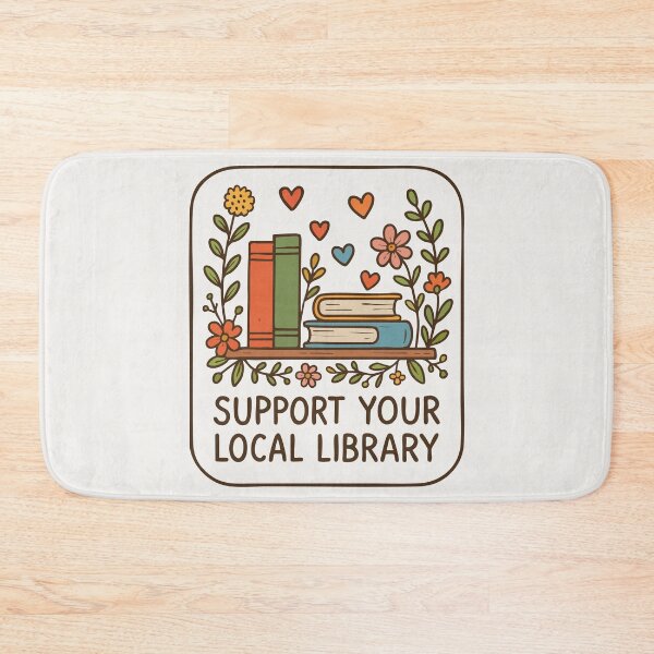 Item preview, Support Your Local Library Sketchy designed and sold by TomFrontierArt.