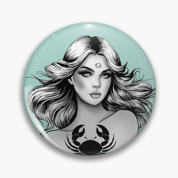 Item preview, Carina the Cancer V2 - Soft Aqua designed and sold by MaryAura.