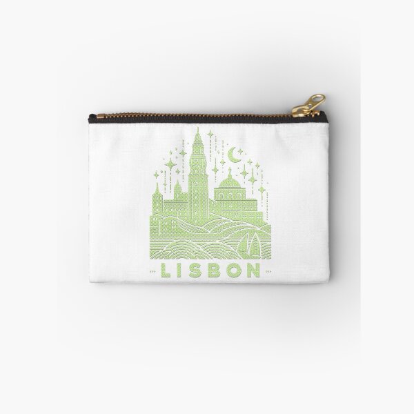 Item preview, Lisbon Lines – Minimal Monochrome City Stamp  designed and sold by bubbliciousart.