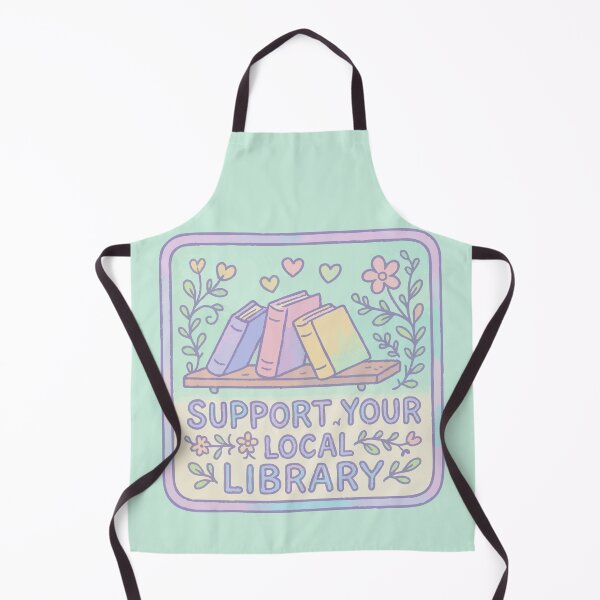 Item preview, Support Your Local Library Cute designed and sold by TomFrontierArt.