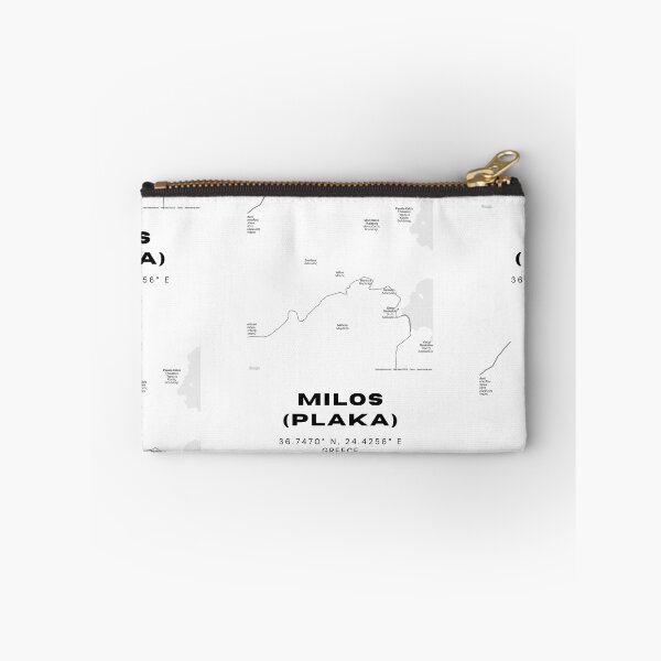 Item preview, Minimalist Black & White Milos (Plaka), Greece City Map designed and sold by RM-Journey.