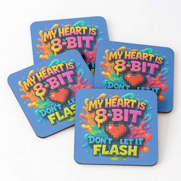 Item preview, My heart beats 8-bit – Gaming meets emotions designed and sold by Girih.