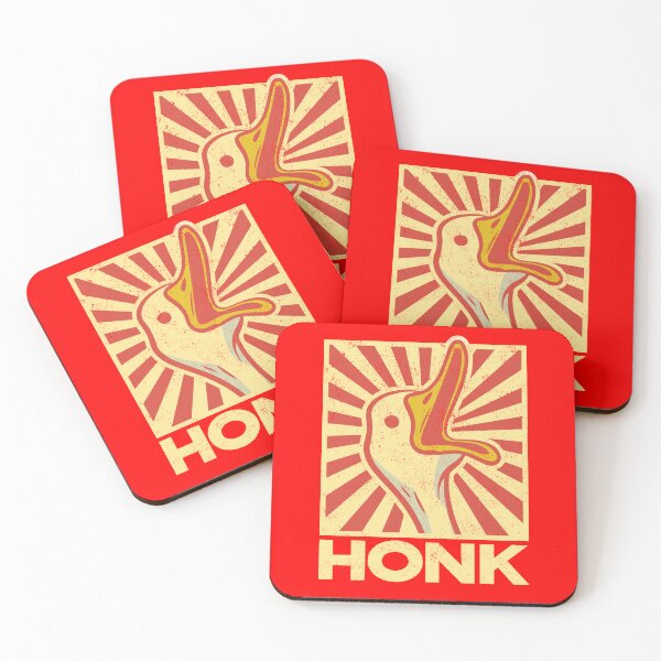 Item preview, Honk Goose Pop Art Funny Retro Animal Goose  designed and sold by The Junto Shop.